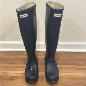 Hunter Classic Blue Waterproof Boots